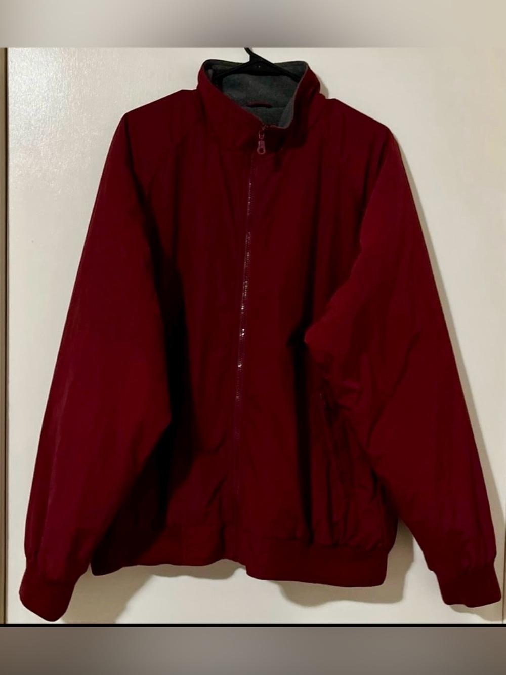 Cherokee Maroon Men's Zip up Jacket
